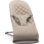 BabyBjörn Bliss Cotton Wippe - Sandgrau Braun sand