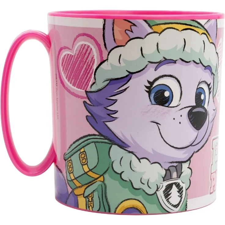 Paw Patrol Becher Mikrowellengeeigneter Kunststoffbecher 390 ml – Motivbecher für Kinder – Bild 2