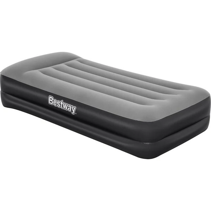 Bestway Luftbett Einzelmatratze 191x97x46 cm mit integrierter Pumpe, Komfortabel und einfach aufzublasen – Bild 1