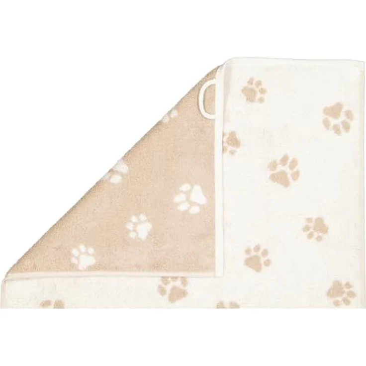 Cawoe Duschtuch We love dogs, Beige, 80x150 cm, Oeko-Tex® Standard 100, saugfähig, strapazierfähig, Made in Germany – Bild 4