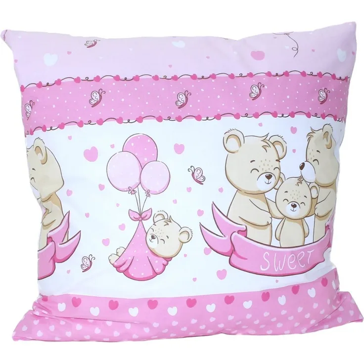 Primawela Kissenbezüge Baby Kinder Kissenbezug 80 x80 cm Kissenhülle Bezug für Kissen