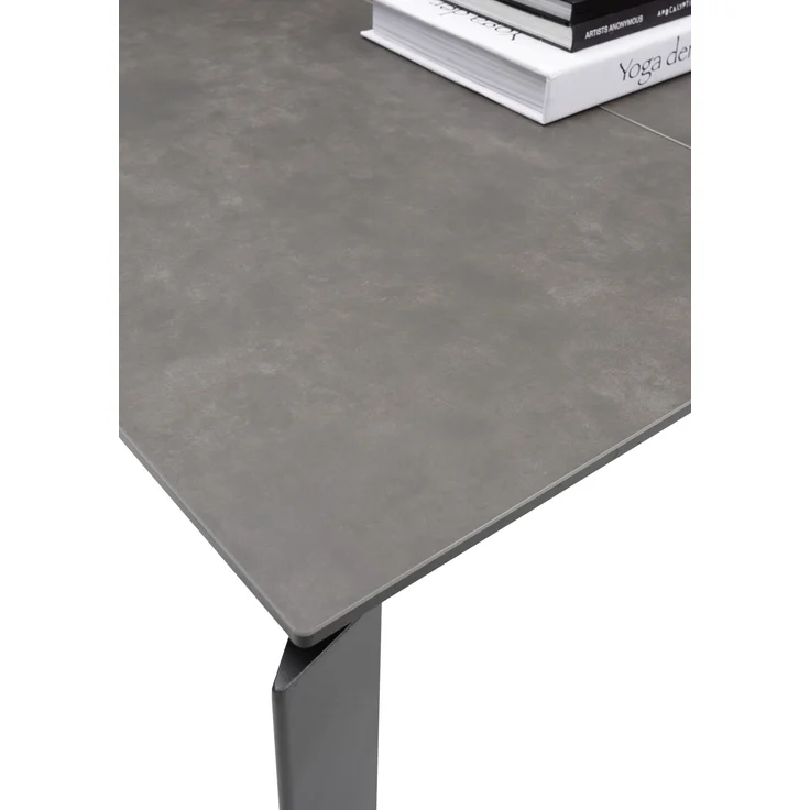 Esstisch >Paul< ausziehbar bis 240cm, anthrazit, Keramik - 180(240)x76x95cm (BxHxT) – Bild 5
