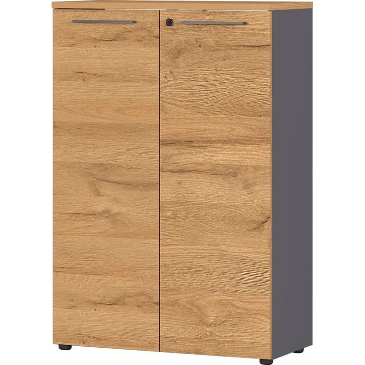 GERMANIA Aktenschrank GW-Agenda opt. mit Schublade, Maße 80x120 cm, Made in Germany – Bild 1
