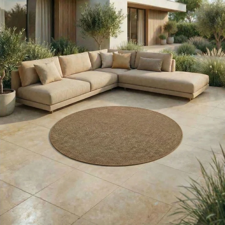 Jimri Outdoorteppich Keywest, Läufer, Outdoor Teppich Balkonteppich Terassenteppich – Bild 3