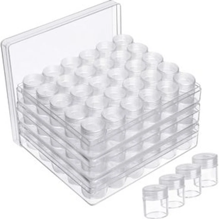 Kurtzy Aufbewahrungsbox Transparente Cremedosen im 3er Set (3 St) – Bild 6