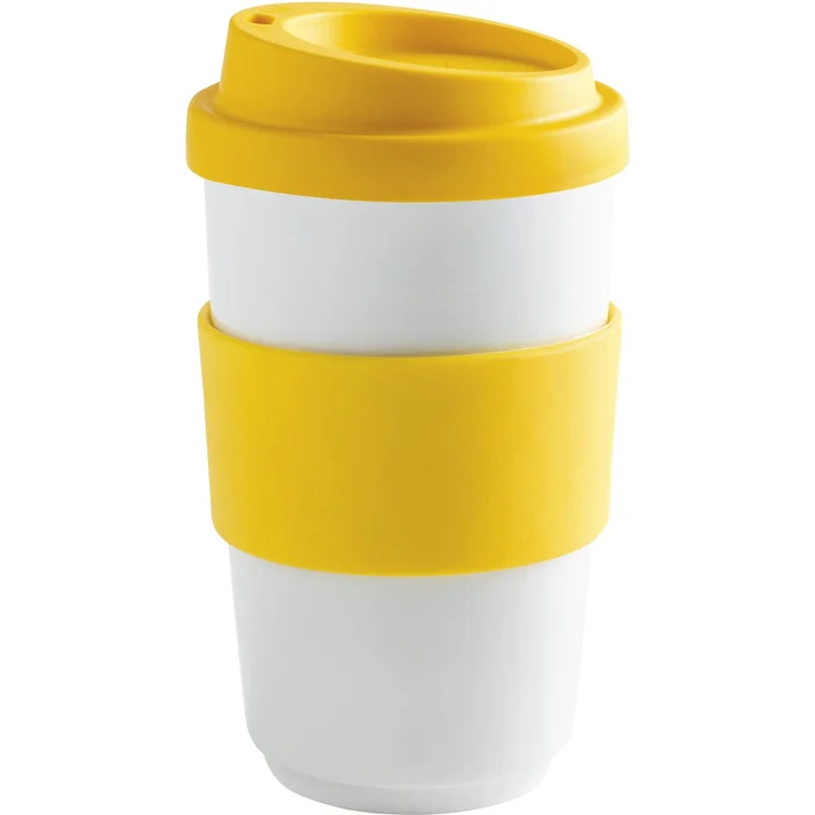 KAHLA fillit To Go Becher 0,40 l Banderole sunny yellow – Bild 1
