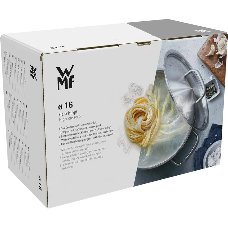 WMF Bratentopf Aparto, Cromargan Edelstahl rostfrei 18/10 (Glasdeckel, Induktion V 1,4l, kleiner Topf (16 cm), poliert, unbeschichtet, induktionsgeeignet – Bild 7