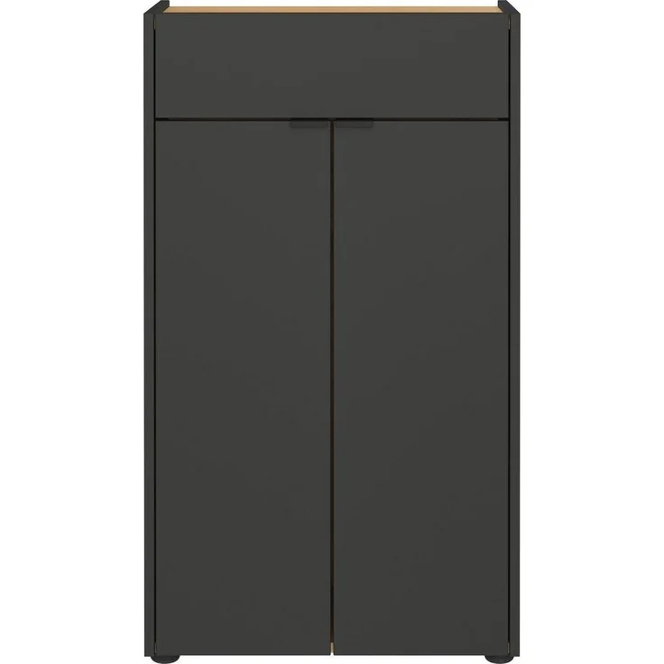 Germania Kommode 4499-549 GW-Forano, in Graphit/Navarra-Eiche-Nb, mit Tür- und Schubladendämpfung, 60 x 98 x 34 cm (BxHxT) – Bild 2