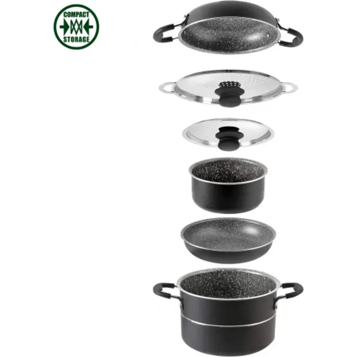 Brunner Topfset Pirate Aluminium 8-Tlg. – Bild 2