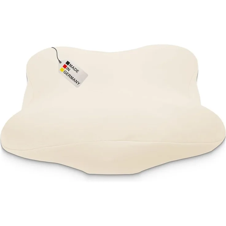 DUKAL Kissenbezug Derila (Ergo) Memory Foam Kissen, 100% Baumwolle, (1 Stück), aus hochwertigem Doppel-Jersey, mit Spannumrandung, Made in Germany
