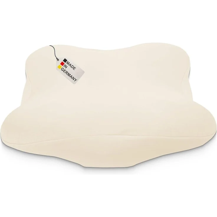 DUKAL Kissenbezug Derila (Ergo) Memory Foam Kissen, 100% Baumwolle, (1 Stück), aus hochwertigem Doppel-Jersey, mit Spannumrandung, Made in Germany