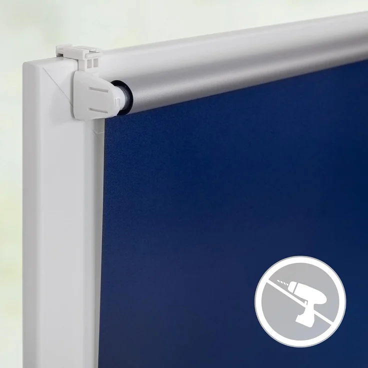 Lichtblick Sonnenschutzsysteme GmbH Thermo-Rollo Vancouver 65 cm x 150 cm (BxL) Blau Verdunkelnd & Thermofunktion; Klemm- und schraubbar; Energiesparend – Bild 4