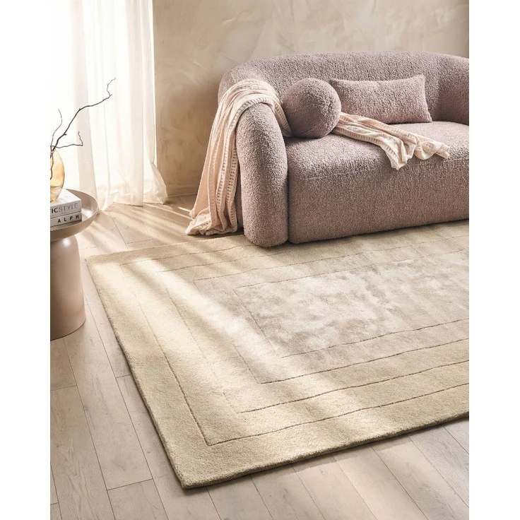 Teppich AMADO Beige 160x230 cm Viskose – Bild 3