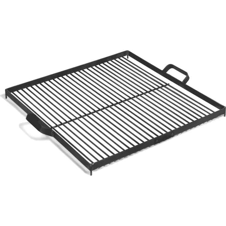Grillrost aus Rohstahl 44x44 cm für Feuerschale 60 cm – Bild 1
