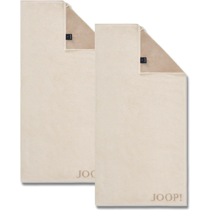 2 Stück Joop! Handtuch Classic Creme Beige 1600-36 50x100 – Bild 1