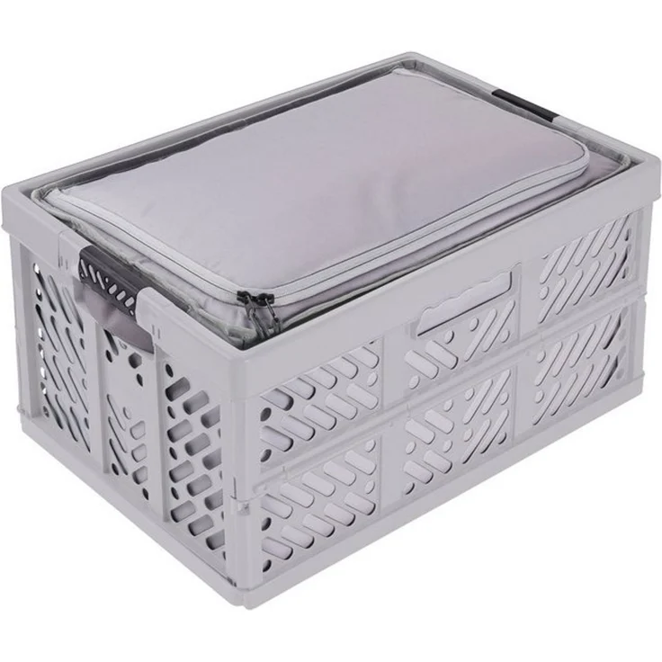 keeeper Klappbox Profi-Klappbox ben 45l und faltbare Isoliertasche neo 40l, 45 l, Soft-Touch-Griffe, zusammenklappbar, wasserabweisend – Bild 4