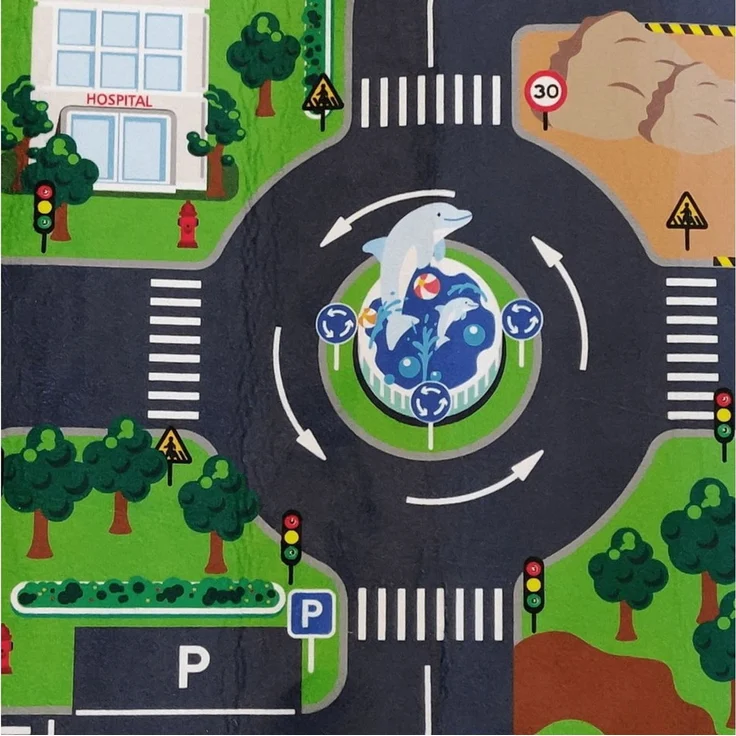 Spielteppich mit leuchtenden Ampeln – Bild 3
