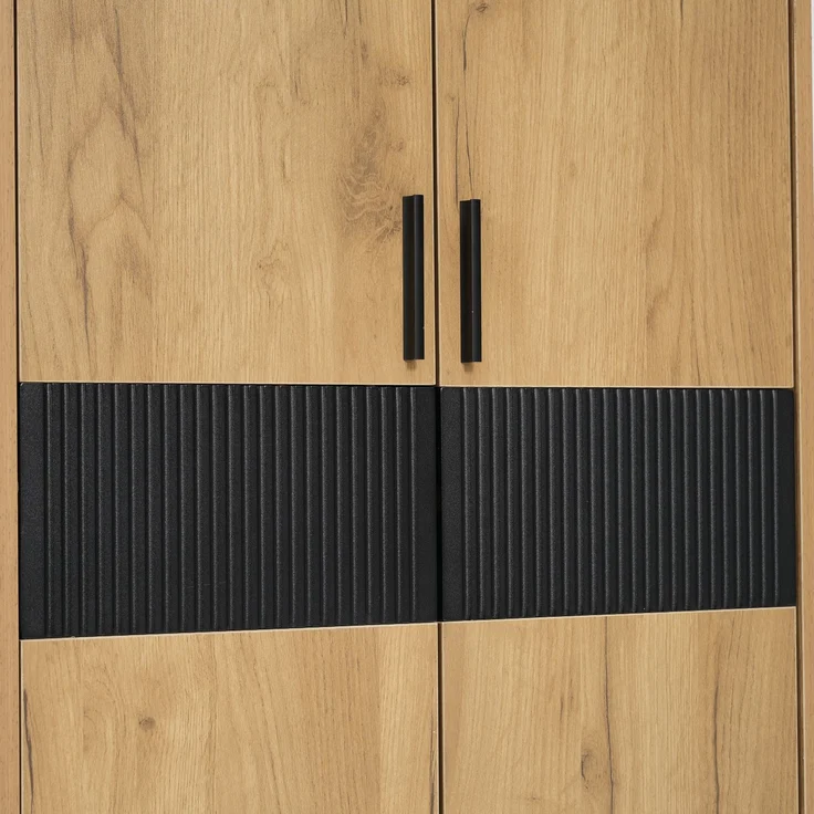 ZUBALIYA Hochschrank 60x35x160 cm, mit verstellbaren Einlegeböden und Aktenschrank mit sanft schließender Tür, Aufbewahrungsschrank für Büro, Wohnzimmer und Flur,Aktenschränke,Sideboard – Bild 9
