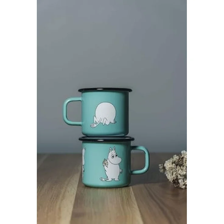 Muurla Kinderbecher Tasse Mumins Moomin Mint (370 ml) – Bild 7