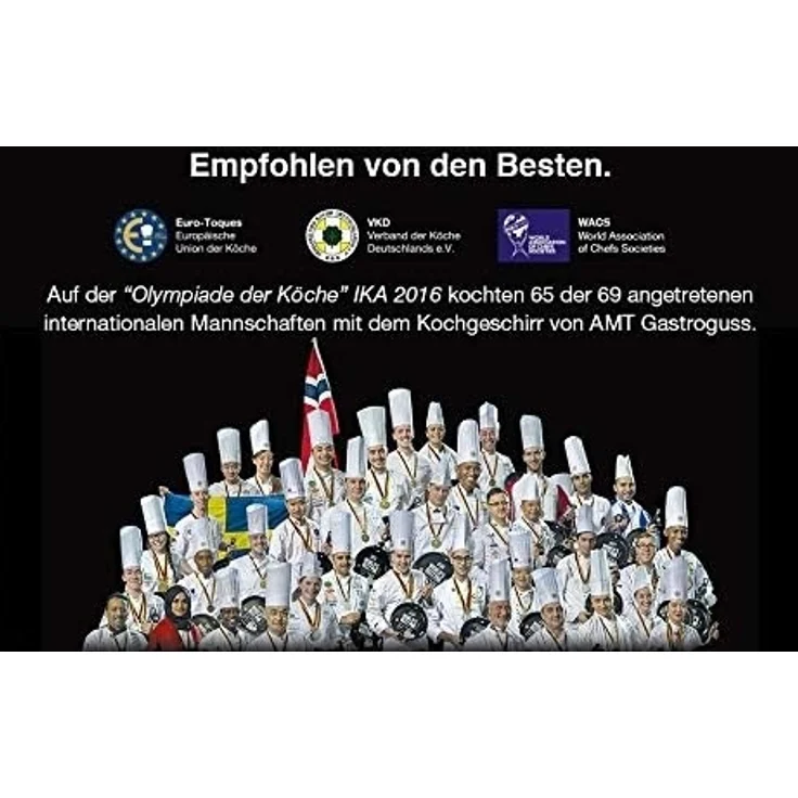 Amt Schmorpfanne, Aluminium-Sonderlegierung, Schwarz, ø28 cm, 7 cm hoch – Bild 9