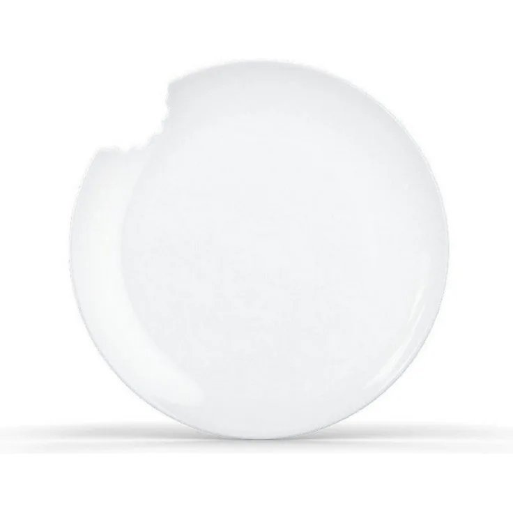 FIFTYEIGHT 2 Kuchenteller mit Biss Ø 20cm weiß