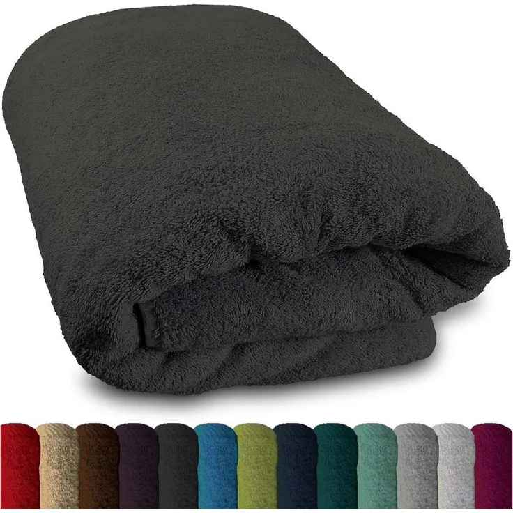 Lanudo Badetücher Lanudo® Saunahandtuch "Pure Line" 80x200 cm div. Farben, 100% Baumwolle (1-St)