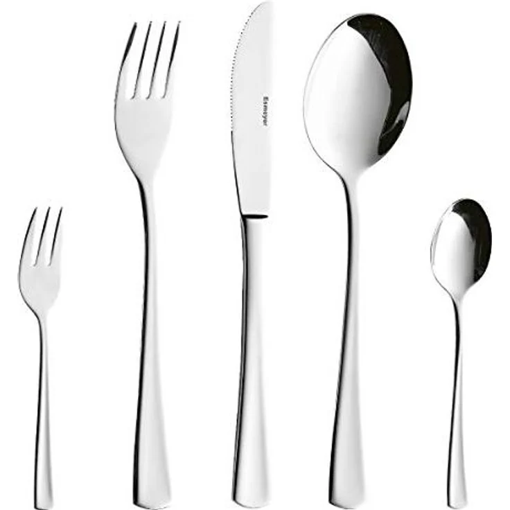 Esmeyer Besteck-Set Stockholm (30-tlg), 6 Personen, Edelstahl 18/10 – Bild 1