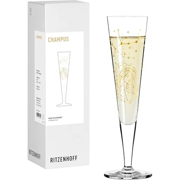 Ritzenhoff Astrologie Champagner 12 Jungfrau Z. Mubaza H25 – Bild 1