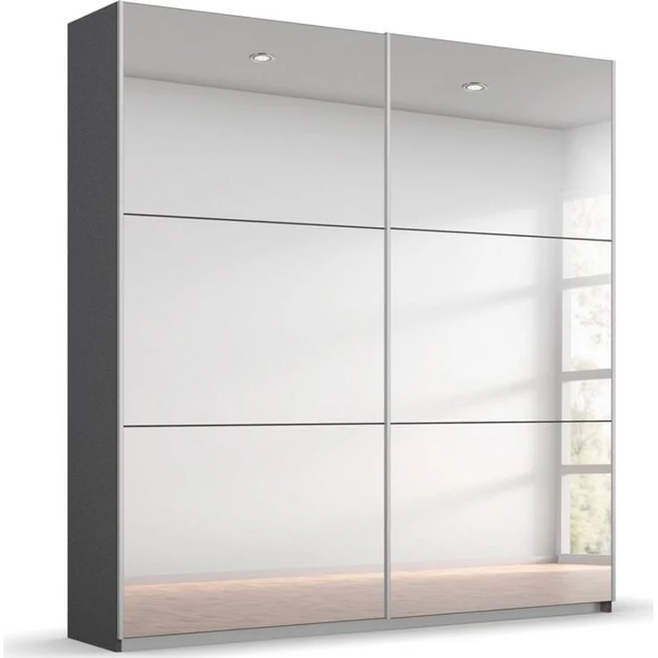 rauch Schwebetürenschrank Kleiderschrank Schrank Garderobe REFLECT inkl. praktischer Innenausstattung mit 2 Stoffboxen MADE IN GERMANY – Bild 4