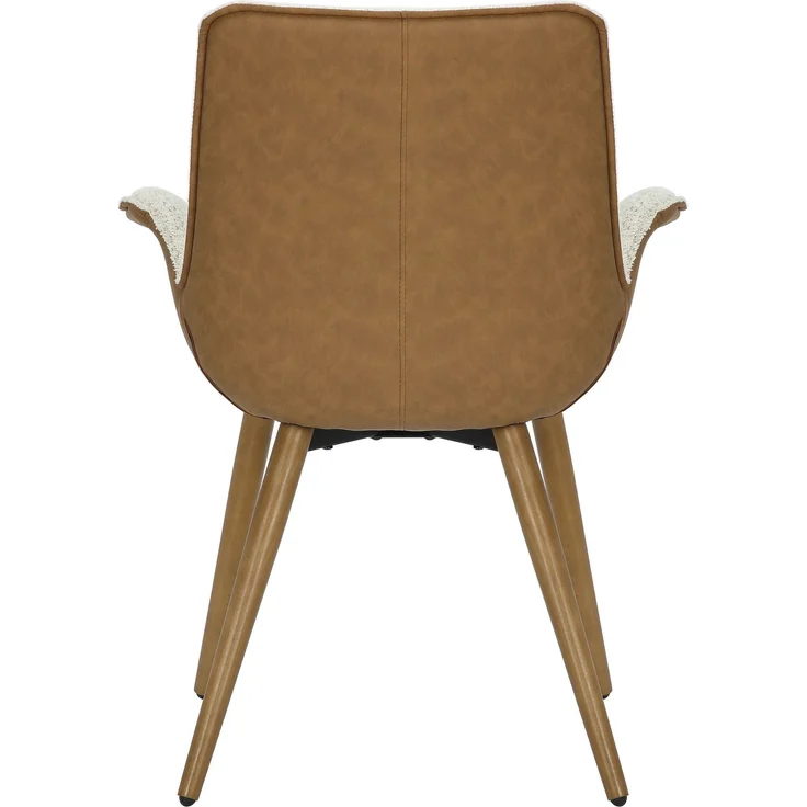 Polsterstuhl Buche 66x63x87 beige / braun ELLA #200 – Bild 11