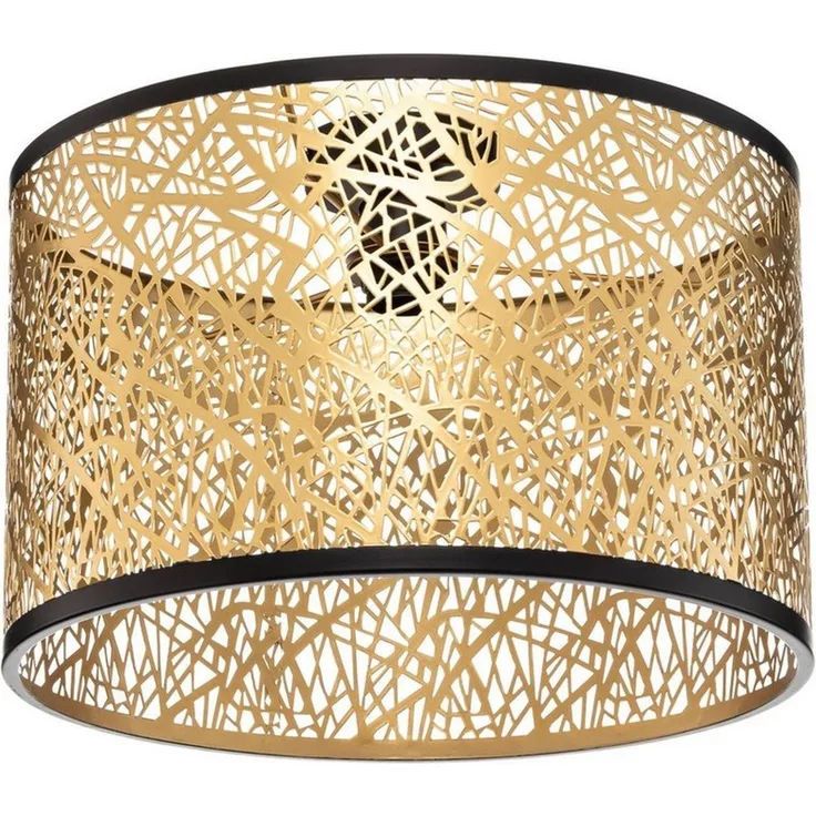 Lindby Deckenleuchten Yonah, Gold / Messing IP20, 1x15 W LED