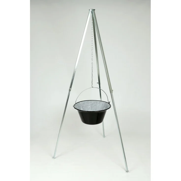 Su-Deco Gulaschkessel 22 Liter schwarz granit – Bild 3