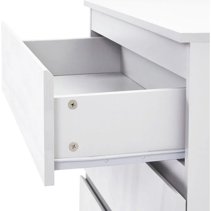 HTI-Living Nachtkommode Nachtschrank Kenji Hochglanz (Stück, 1 Nachtschrank), Nachtkommode 2 Schubladen – Bild 3