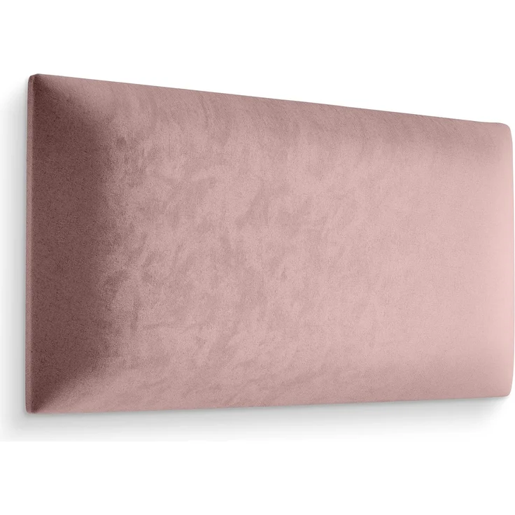 Muralo Samt Wandkissen Stoff Polsterpaneel Schlafzimmer Wohnzimmer Bett Wandpolster Bettkopfteil Lendekissen Modern Luxus Gepolstert Polster Paneel (Hellrosa, 70x30 cm) – Bild 3