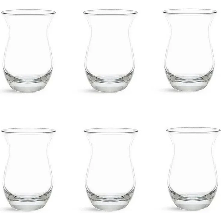 Pasabahce Auflaufform Pasabahce Galata Teeglas 6er Set, Glas – Bild 1