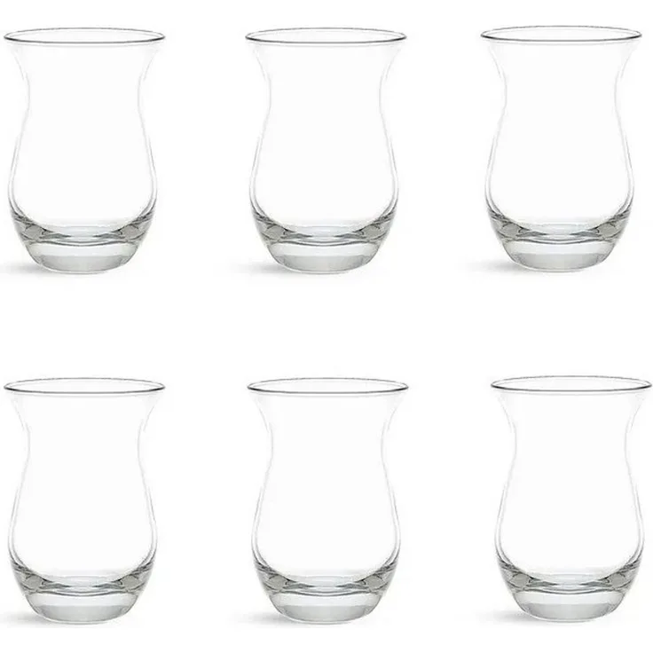 Pasabahce Auflaufform Pasabahce Galata Teeglas 6er Set, Glas