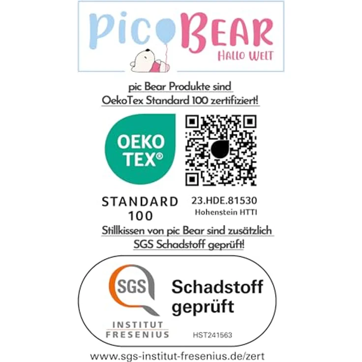 pic Bear Stillkissen Medium 170 cm, Erdbeer-rot : Erdbeer-rot – Bild 7