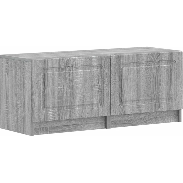 vidaXL LED-TV-Schrank UTRECHT 3 stk. Sonoma-Grau Holzwerkstoff 3417010 – Bild 4