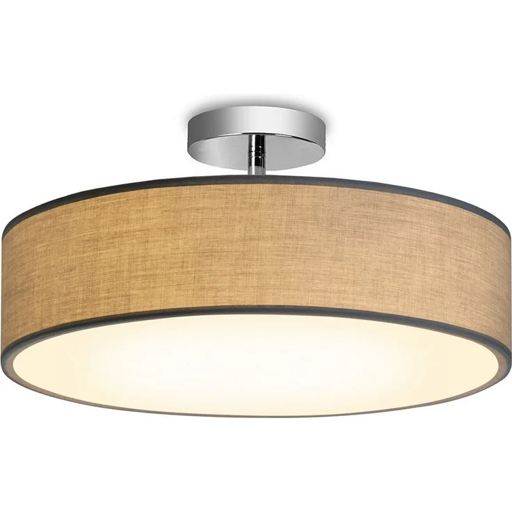 Zedelmaier Lampenschirm Deckenlampe Deckenleuchte mit Stoff-Lampenschirm, Wohnzimmerlampe Schlafzimmer Kinderzimmer Flur Lampe – Bild 5