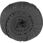 Schiesser Topperspannbettlaken Flexi - 95/5 - 180 x 200 cm - Dunkelgrau