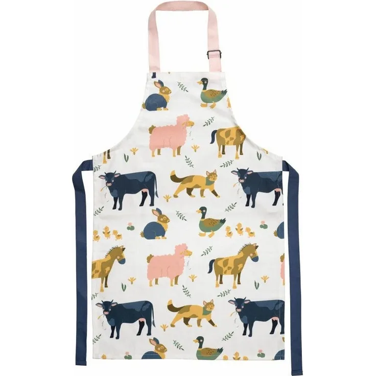 ASA Selection kids Kinderschürze Farmlife, Kinder Schürze, Kochschürze, Küchenschürze, Baumwolle, 37791065