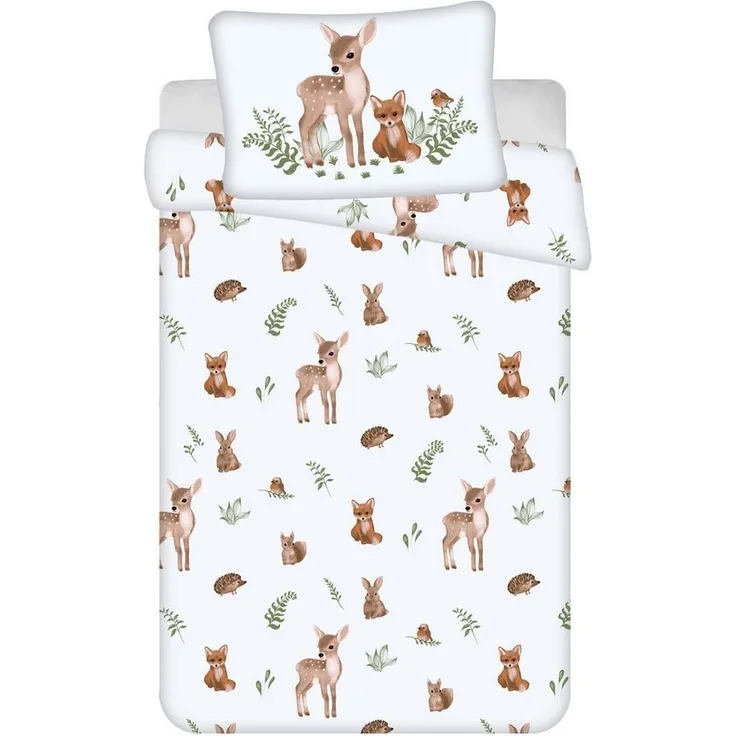 Weiche Kinderbettwäsche aus Baumwolle – 100x135 cm Bettbezug & 40x60 cm Kissenbezug