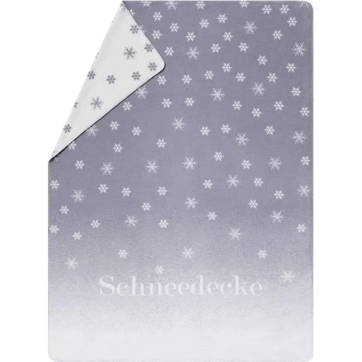 Fussenegger Wohndecke Savona Schneedecke grau 150x200