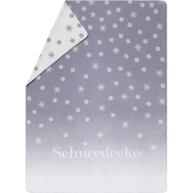 Fussenegger Wohndecke Savona Schneedecke grau 150x200 – Bild 1