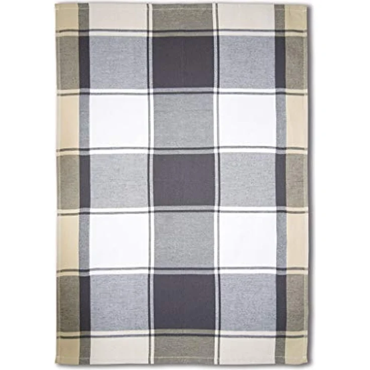 Dyckhoff Geschirrtuch KARO, Maße je Tuch ca. 50x70 cm, aus 100% Baumwolle, (Set, 3-tlg), mit drei verschiedenen Motiven – Bild 3