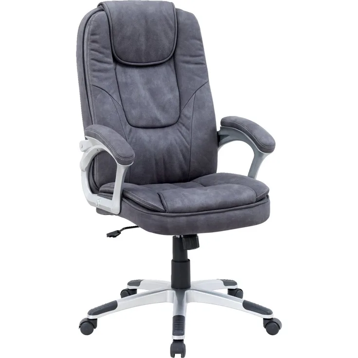 XORA 'MARS II' Chefsessel, Stoff grau, 66 x 110 x 72 cm, höhenverstellbar und 120 kg belastbar