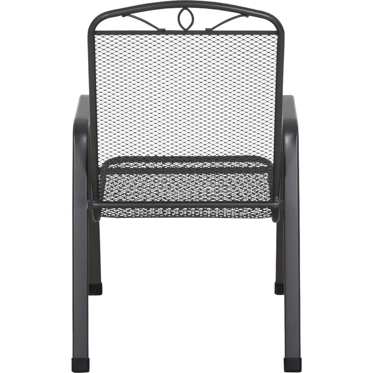 Siena Garden Elda Stapelsessel - Stahl, matt-anthrazit (P23494) – Bild 4