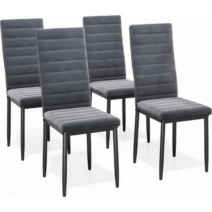 Blishom Esszimmerstuhl Esszimmerstühle 4er-Set, Küchenstuhl mit Gepolstert, 41x50x97 cm (4 St) – Bild 1