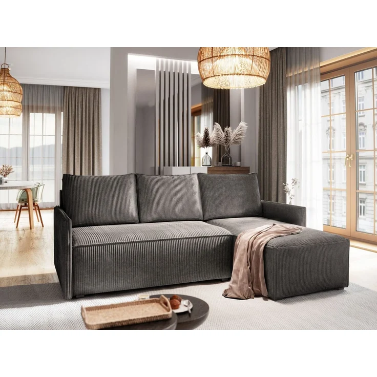Masseno Ecksofa PERUSI mit Schlaffunktion L-Form, Sofa mit Bettkasten – Bild 1