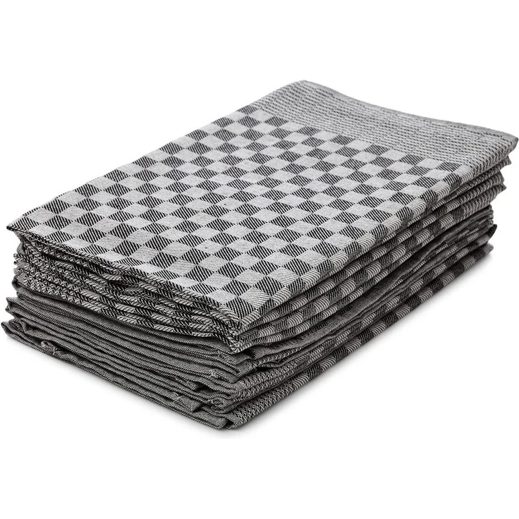 Hometex Premium Textiles Geschirrtuch Trockentuch, Profi-Küchentücher , (10er Set Geschirrtuch Grubentuch, 100% Baumwolle Zwirn, Sehr saugfähig - Premium Qualität) – Bild 1